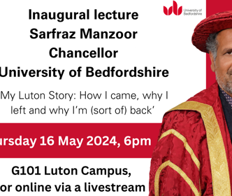 Sarfraz Manzoor to deliver inaugural lecture